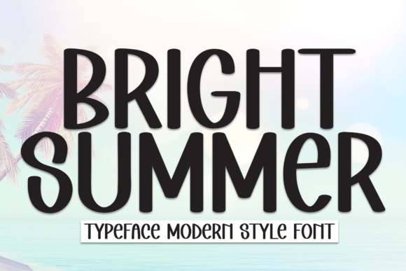 Bright Summer Font - Featured Image