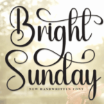 Bright Sunday Font - Featured Image