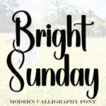 Bright Sunday Font - Featured Image