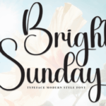 Bright Sunday Font - Featured Image