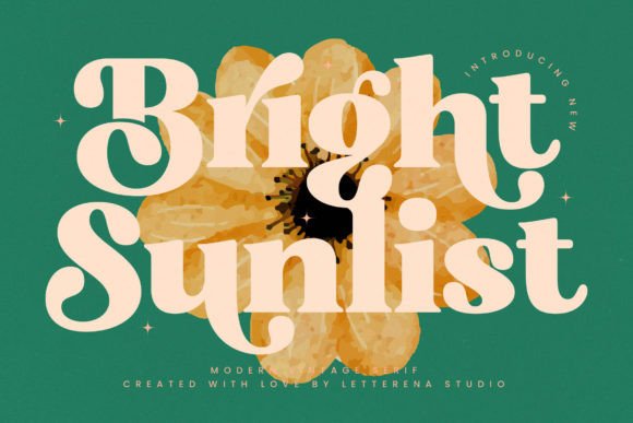 Bright Sunlist Font - Featured Image