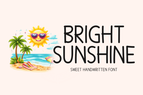 Bright Sunshine Font - Featured Image