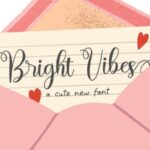 Bright Vibes Font - Featured Image