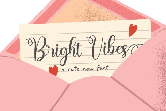 Bright Vibes Font - Featured Image