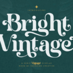 Bright Vintage Font - Featured Image
