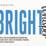 Bright Whisper Duo Font - Featured Image