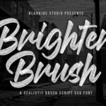 Brighter Brush Font - Featured Image