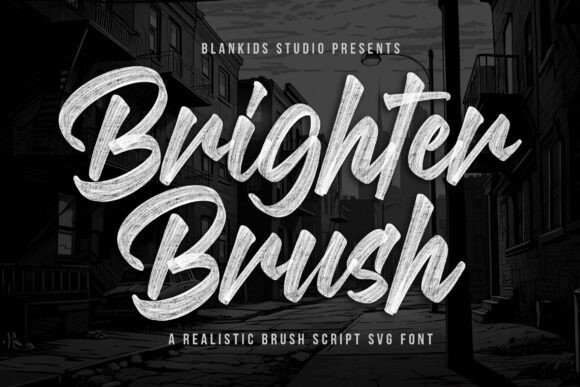 Brighter Brush Font - Featured Image