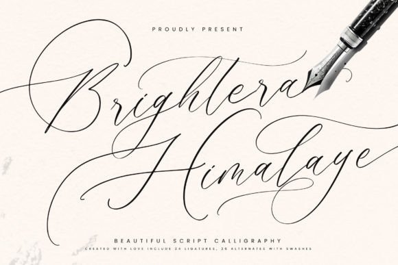 Brightera Himalaye Font - Featured Image