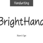 Brighthand Font - Featured Image
