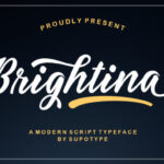 Brightina Script Font - Featured Image