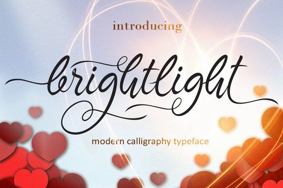 Brightlight Font - Featured Image