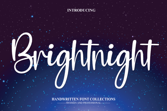 Brightnight Font - Featured Image
