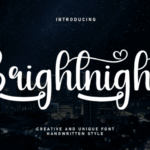 Brightnight Font - Featured Image