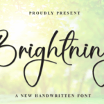 Brightning Font - Featured Image