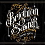 Brighton Saster Font - Featured Image
