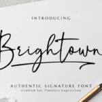 Brightown Font - Featured Image