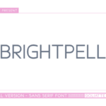 Brightpell Font - Featured Image