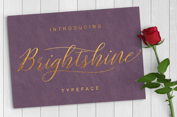 Brightshine Font - Featured Image