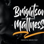 Brightson Mattness Font - Featured Image