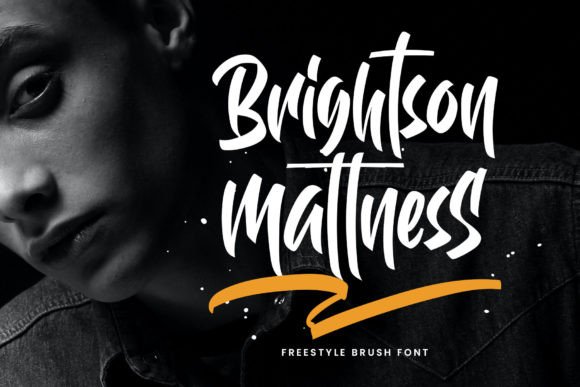 Brightson Mattness Font - Featured Image