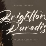 Brightton Puredis Font - Featured Image
