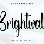 Brightwall Font - Featured Image
