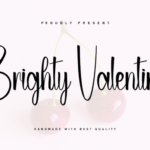 Brighty Valentine Font - Featured Image