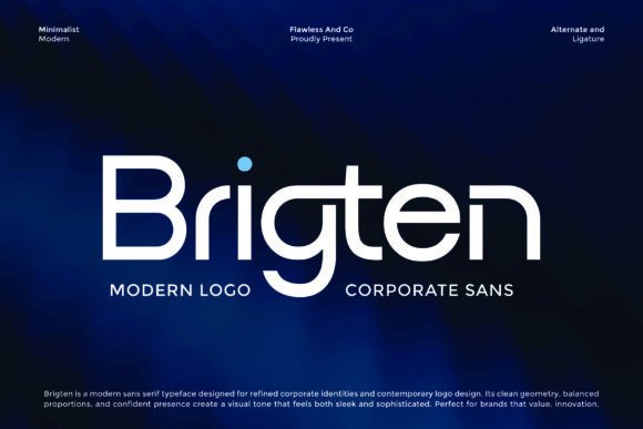 Brigten Font - Featured Image