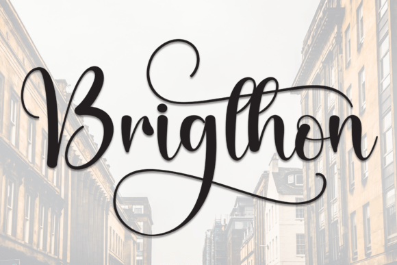 Brigthon Font - Featured Image