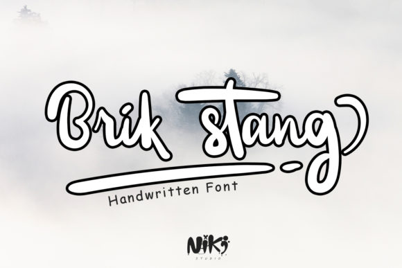 Brik Stang Font - Featured Image
