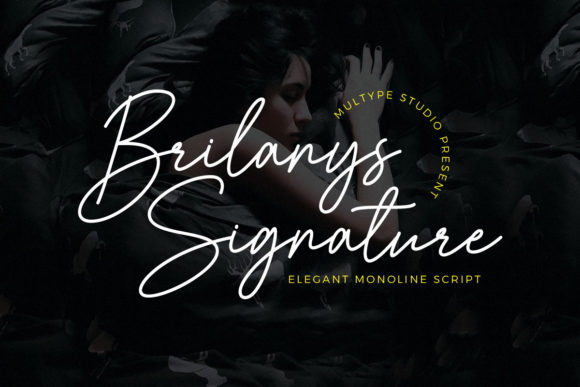 Brilanys Signature Font - Featured Image