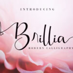 Brillia Font - Featured Image