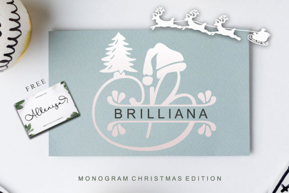 Brilliana Monogram Font - Featured Image