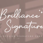 Brilliance Signature Font - Featured Image