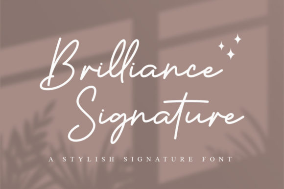 Brilliance Signature Font - Featured Image