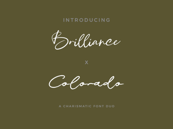 Brilliance X Colorado Duo Font - Featured Image