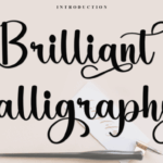 Brilliant Calligraphy Font - Featured Image