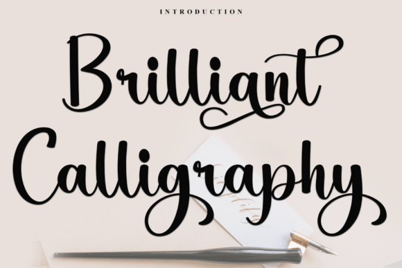 Brilliant Calligraphy Font - Featured Image