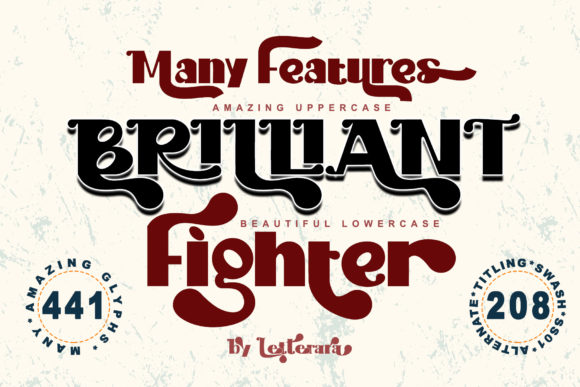 Brilliant Fighter Font - Featured Image