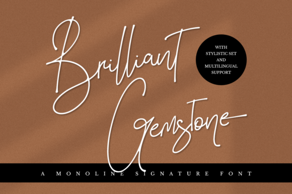 Brilliant Gemstone Font - Featured Image