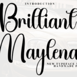 Brilliant Maylena Font - Featured Image