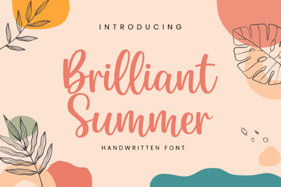 Brilliant Summer Font - Featured Image