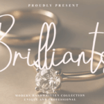 Brilliants Font - Featured Image