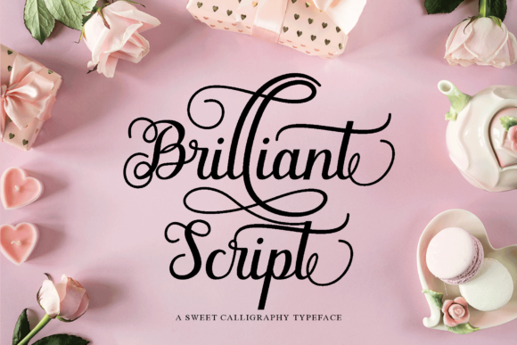 Brilliat Script Font - Featured Image