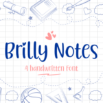 Brilly Notes Font - Featured Image