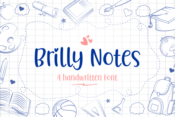 Brilly Notes Font - Featured Image