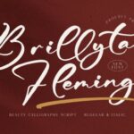 Brillytan Flemingo Font - Featured Image