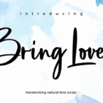 Bring Love Font - Featured Image