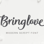 Bring Love Font - Featured Image